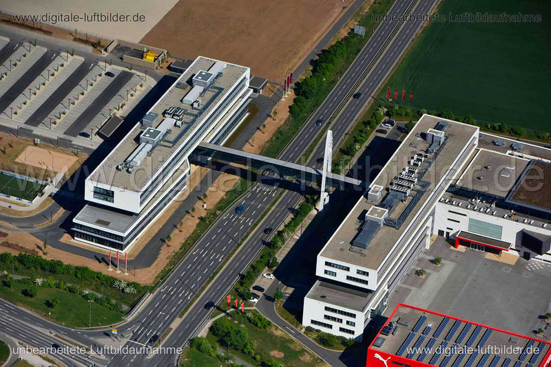 Luftaufnahme Puma Headquaters in Herzogenaurach | Mittelfranken, Bayern