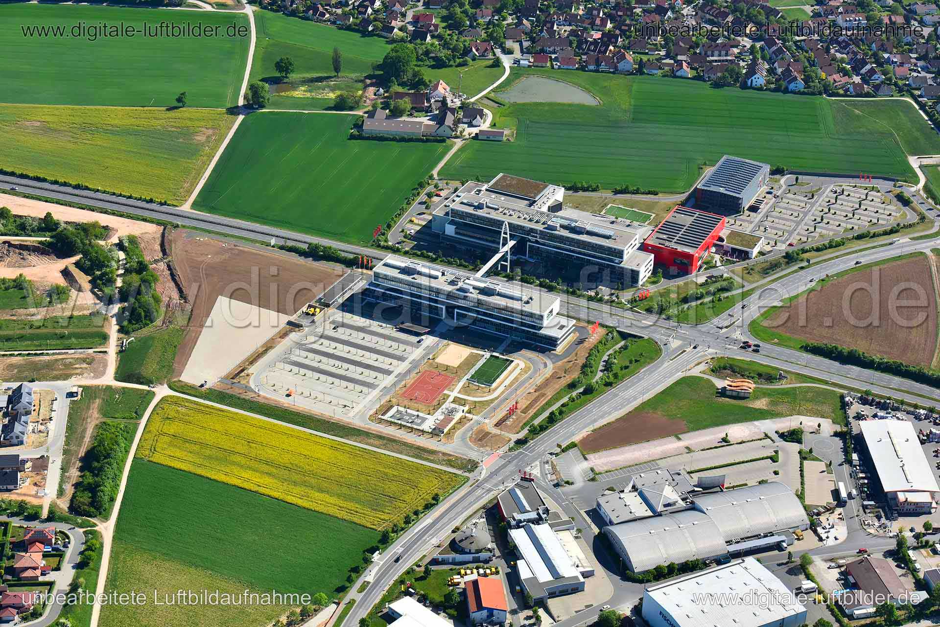 Luftaufnahme Puma Headquaters in Herzogenaurach | Mittelfranken, Bayern