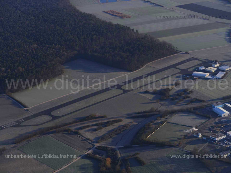 Luftaufnahme Sportflugplatz EDQH in Herzogenaurach | Mittelfranken, Bayern
