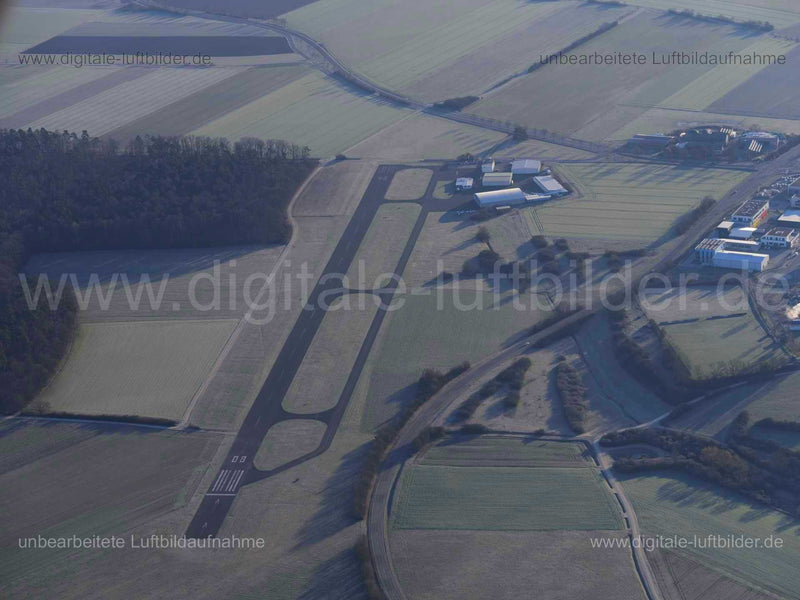 Luftaufnahme Sportflugplatz EDQH in Herzogenaurach | Mittelfranken, Bayern