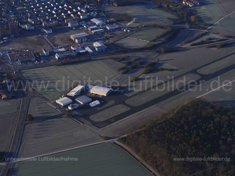 Luftaufnahme Sportflugplatz EDQH in Herzogenaurach | Mittelfranken, Bayern