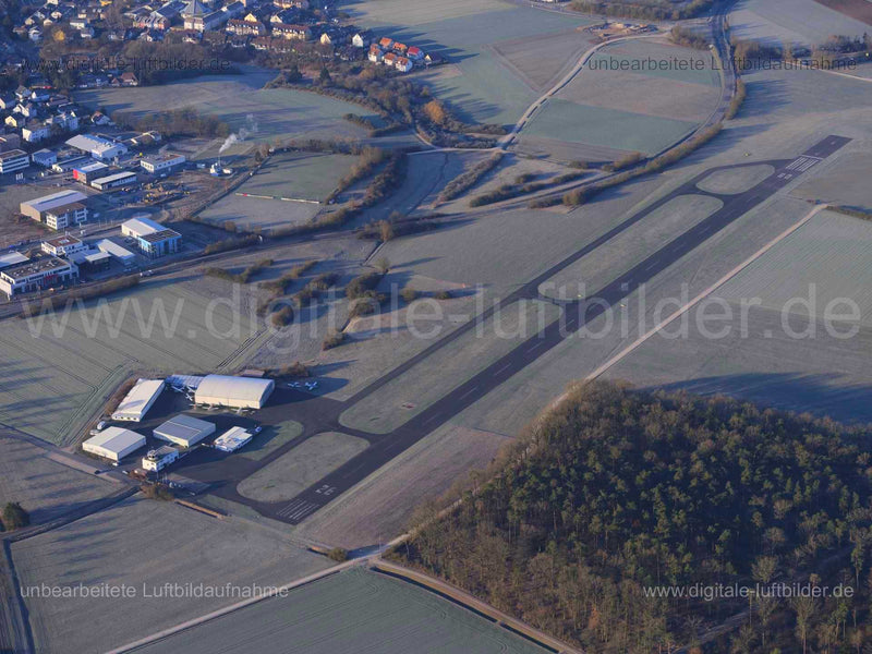 Luftaufnahme Sportflugplatz EDQH in Herzogenaurach | Mittelfranken, Bayern