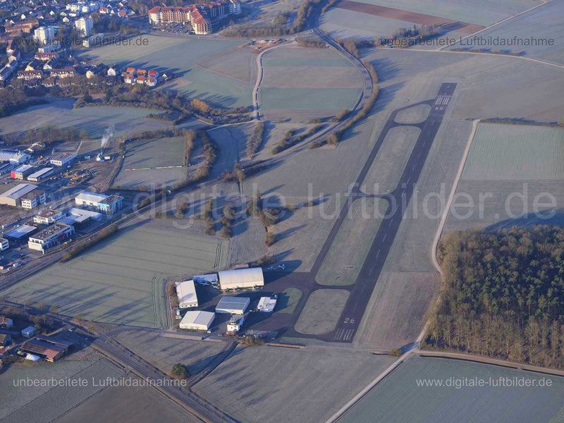 Luftaufnahme Sportflugplatz EDQH in Herzogenaurach | Mittelfranken, Bayern