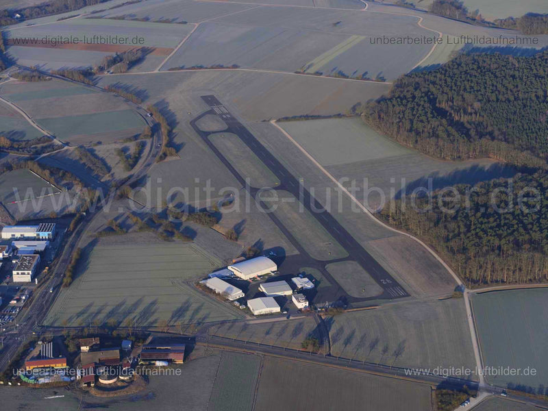 Luftaufnahme Sportflugplatz EDQH in Herzogenaurach | Mittelfranken, Bayern