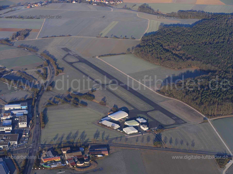 Luftaufnahme Sportflugplatz in Herzogenaurach in Herzogenaurach | Mittelfranken, Bayern