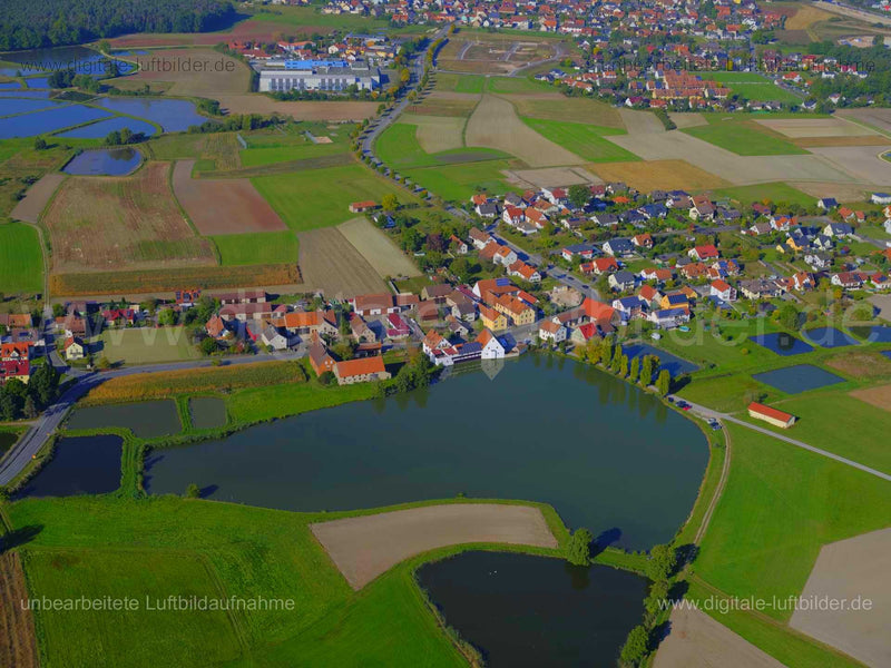 Luftaufnahme Untermembach in Heßdorf | Mittelfranken, Bayern