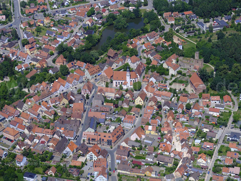 Luftaufnahme Hilpoltstein in Hilpoltstein | Mittelfranken, Bayern