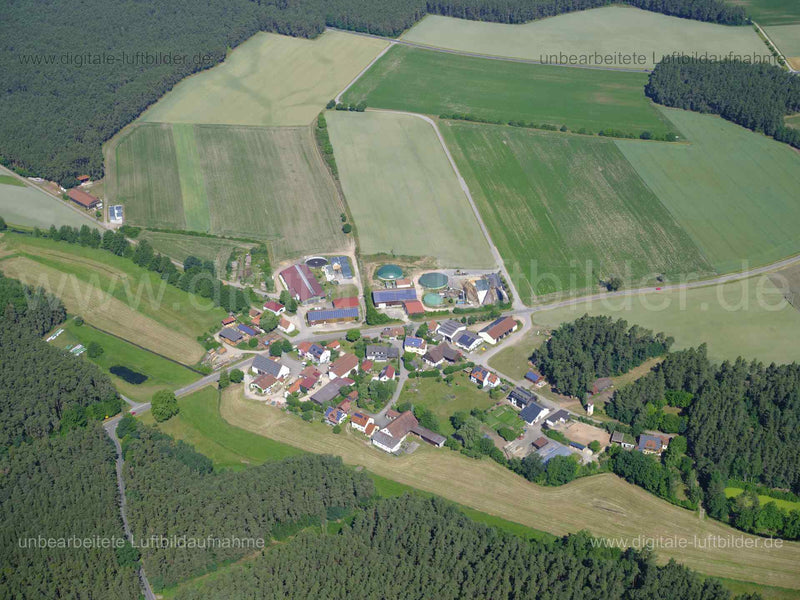 Luftaufnahme Oberrödel in Hilpoltstein | Mittelfranken, Bayern