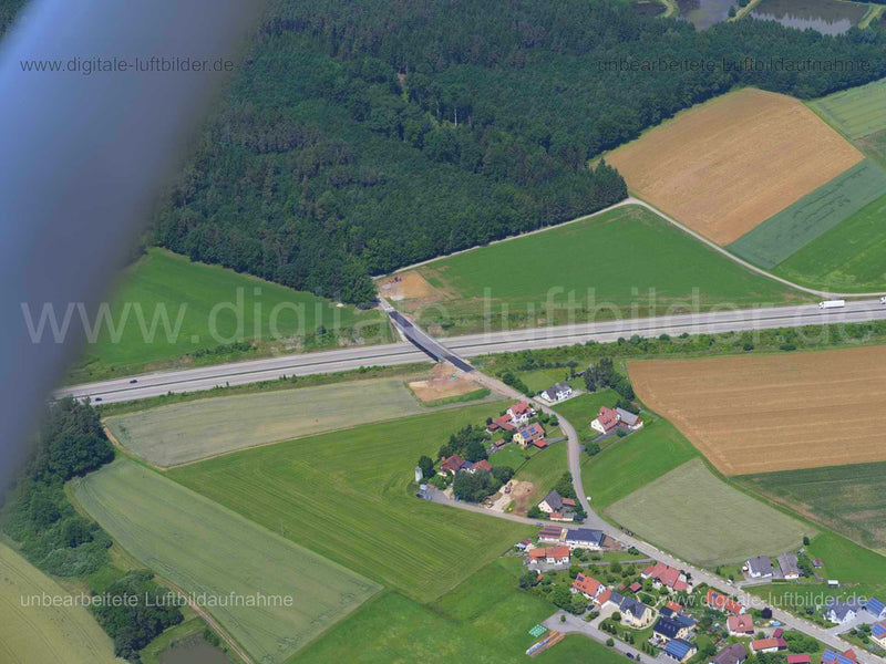 Luftaufnahme Brücke bei Högling in Högling | Oberpfalz, Bayern