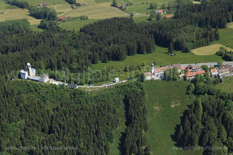 Luftaufnahme Wetterradar Höhenspeißenberg in Höhenspeißenberg | Oberbayern, Bayern