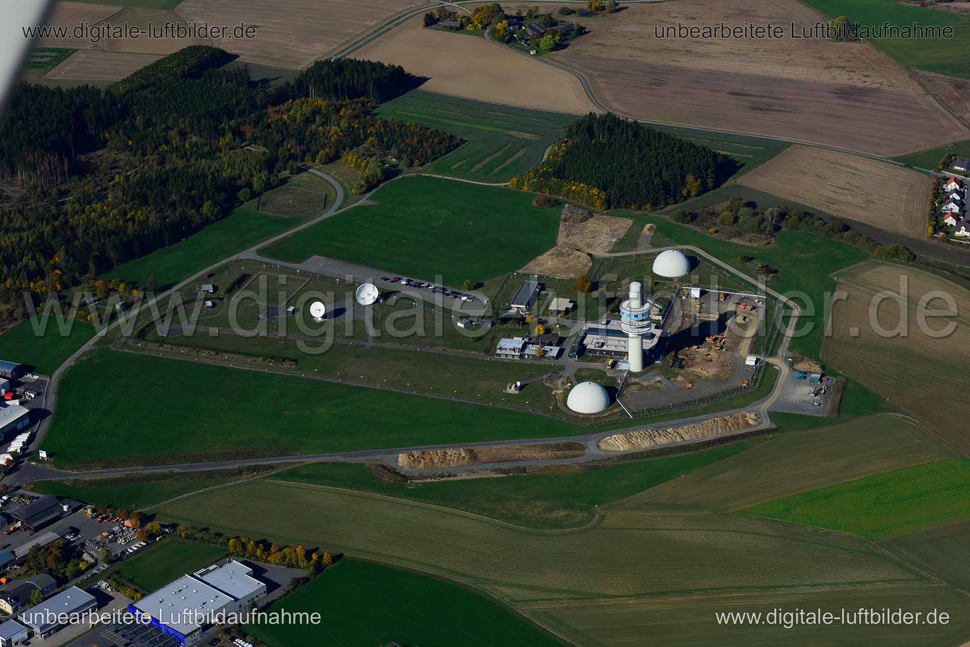 Luftaufnahme Funkanlage in Hof | Oberfranken, Bayern