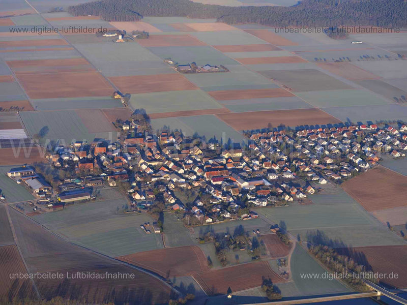 Luftaufnahme Hüttendorf in Hüttendorf | Mittelfranken, Bayern