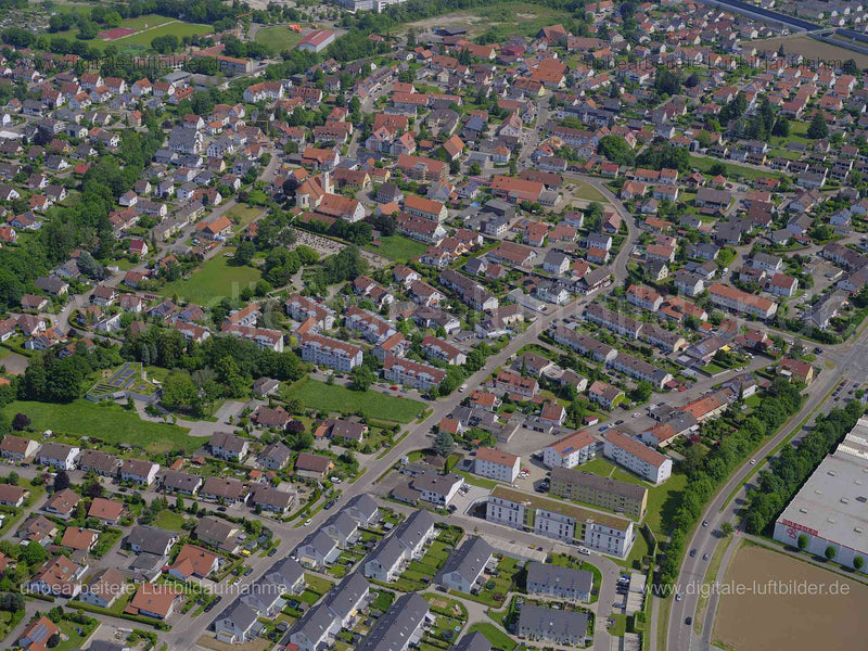 Luftaufnahme Illertissen in Illertissen | Schwaben, Bayern