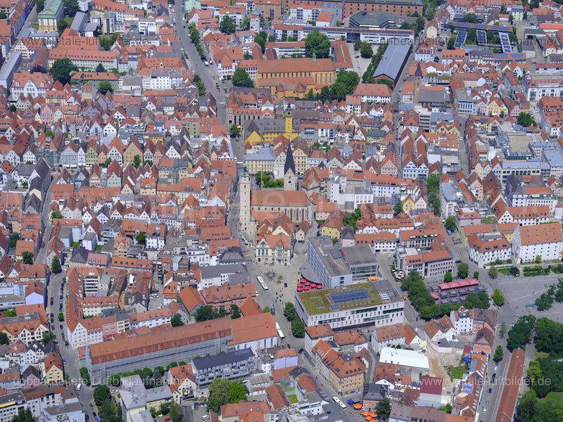 Luftaufnahme Altstadt in Ingolstadt | Oberbayern, Bayern