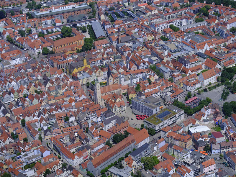 Luftaufnahme Altstadt in Ingolstadt | Oberbayern, Bayern
