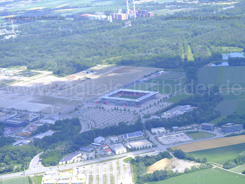 Luftaufnahme Audi Sportpark in Ingolstadt | Oberbayern, Bayern