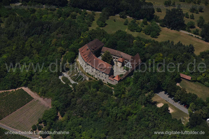 Luftaufnahme Burg Hoheneck in Ipsheim | Mittelfranken, Bayern