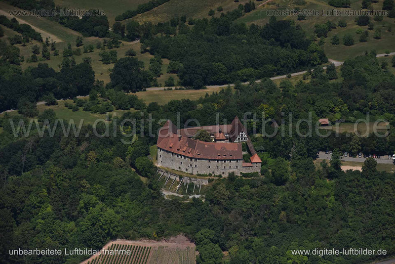 Luftaufnahme Burg Hoheneck in Ipsheim | Mittelfranken, Bayern