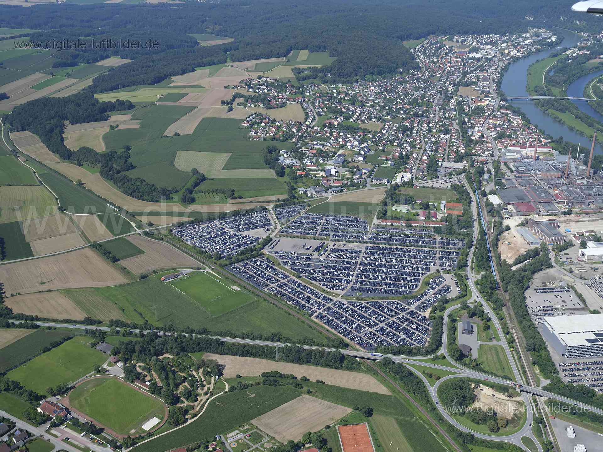 Luftaufnahme Affecking in Kelheim | Niederbayern, Bayern