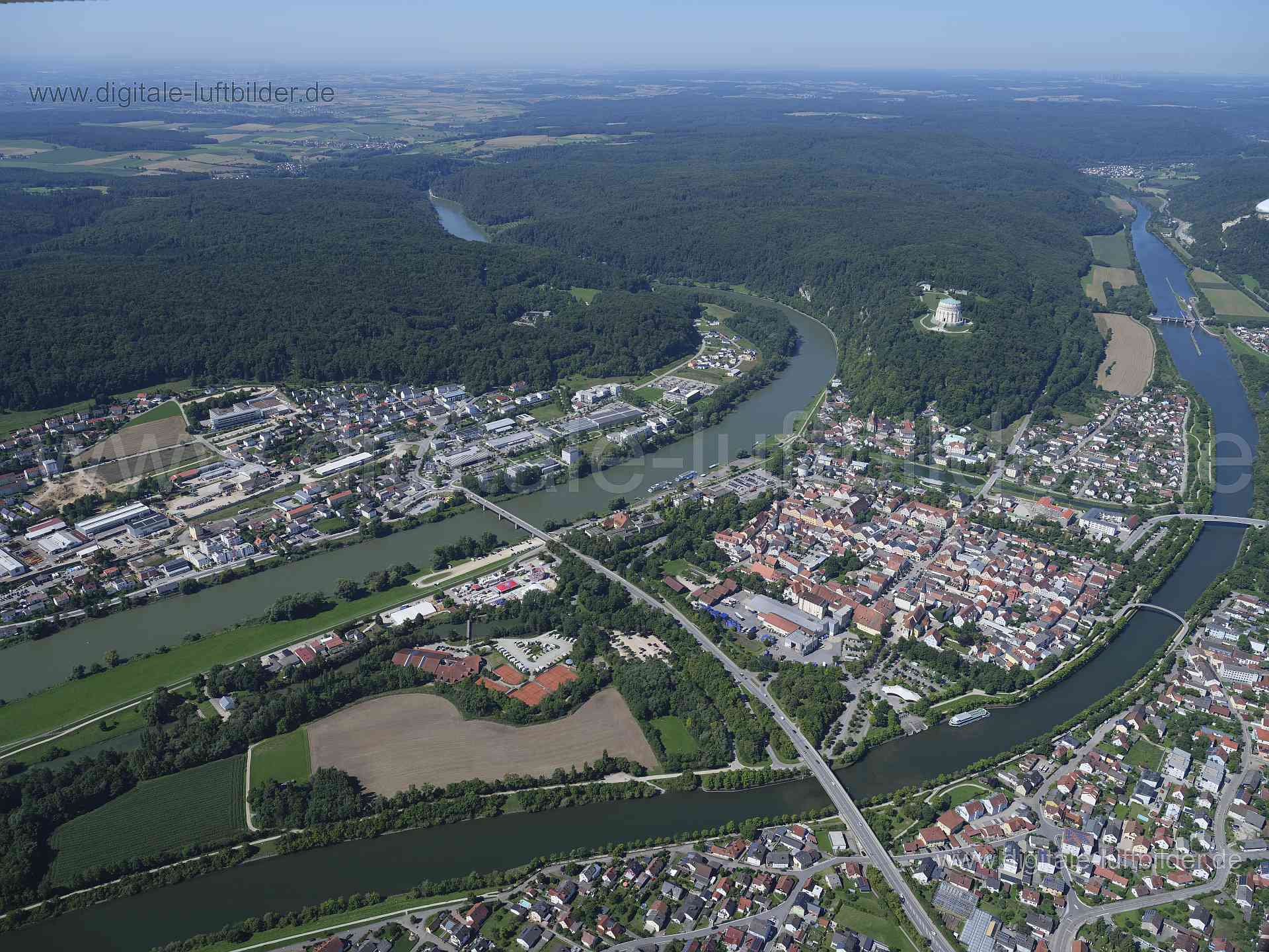 Luftaufnahme Kelheim in Kelheim | Niederbayern, Bayern