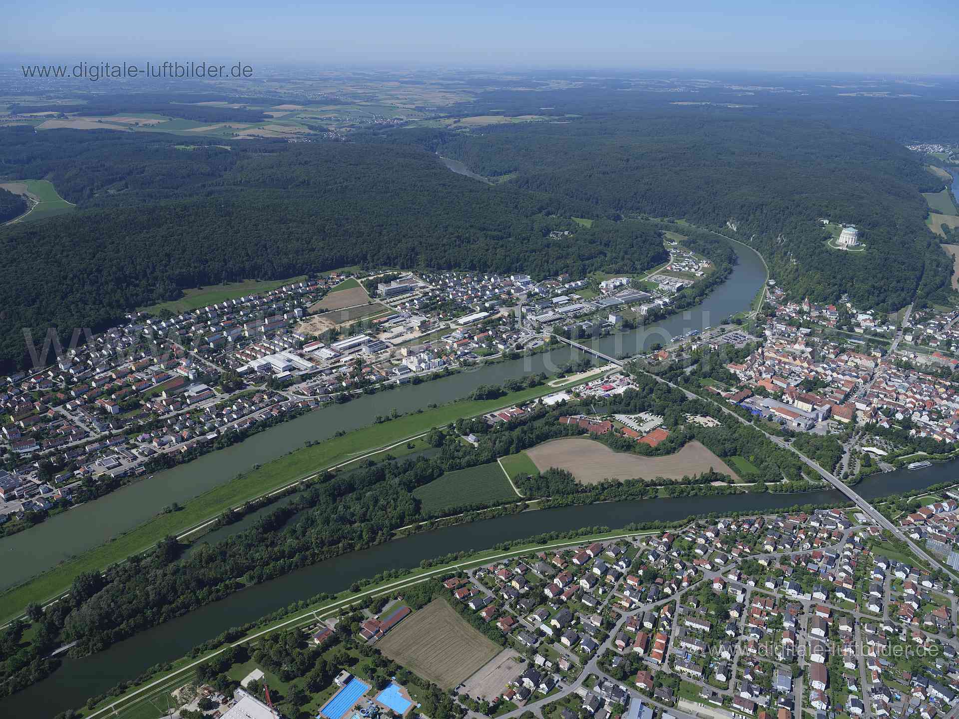 Luftaufnahme Kelheim in Kelheim | Niederbayern, Bayern