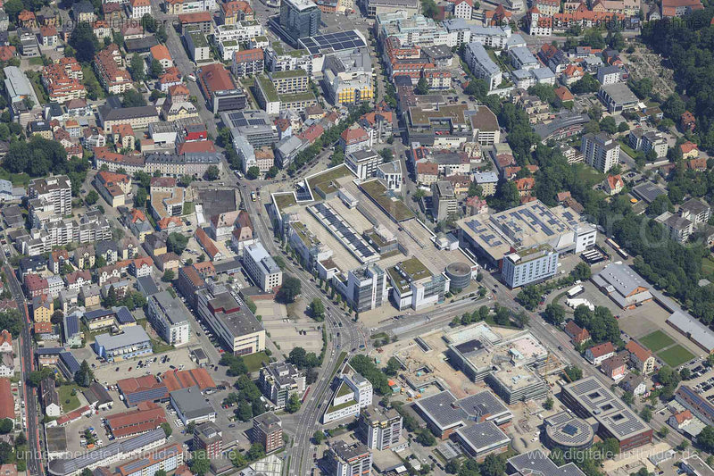 Luftaufnahme Forum Allgäu in Kempten | Schwaben, Bayern