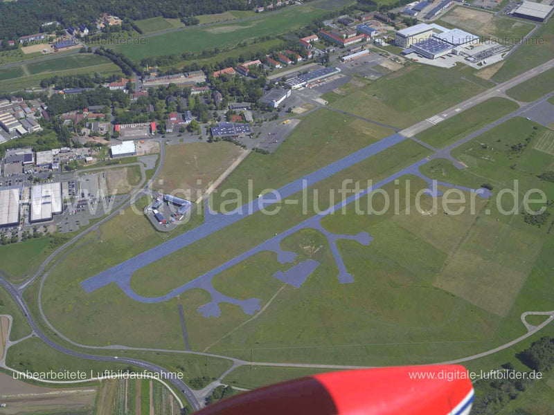 Luftaufnahme Flugplatz Kitzingen in Kitzingen | Unterfranken, Bayern
