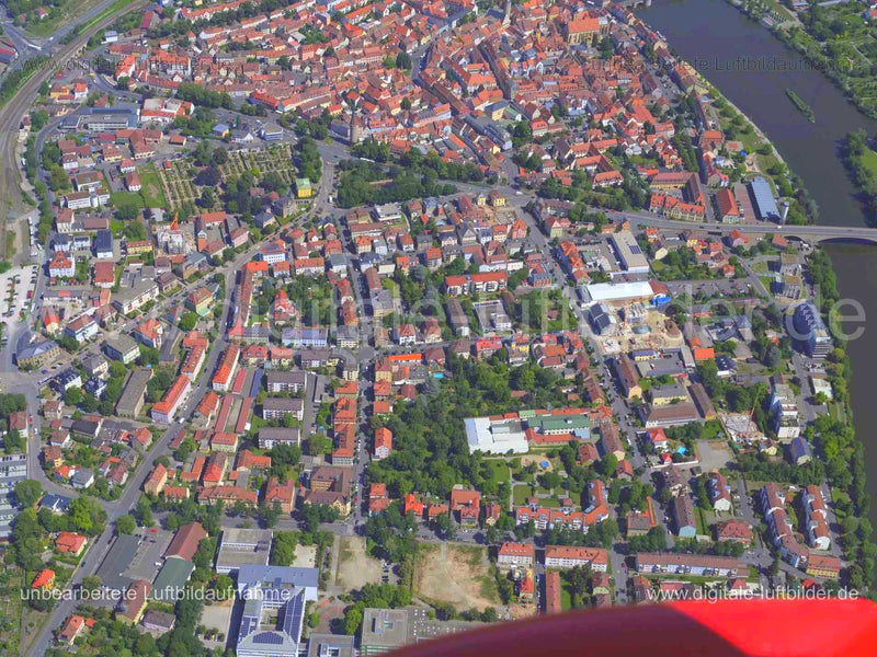 Luftaufnahme Kitzingen in Kitzingen | Unterfranken, Bayern