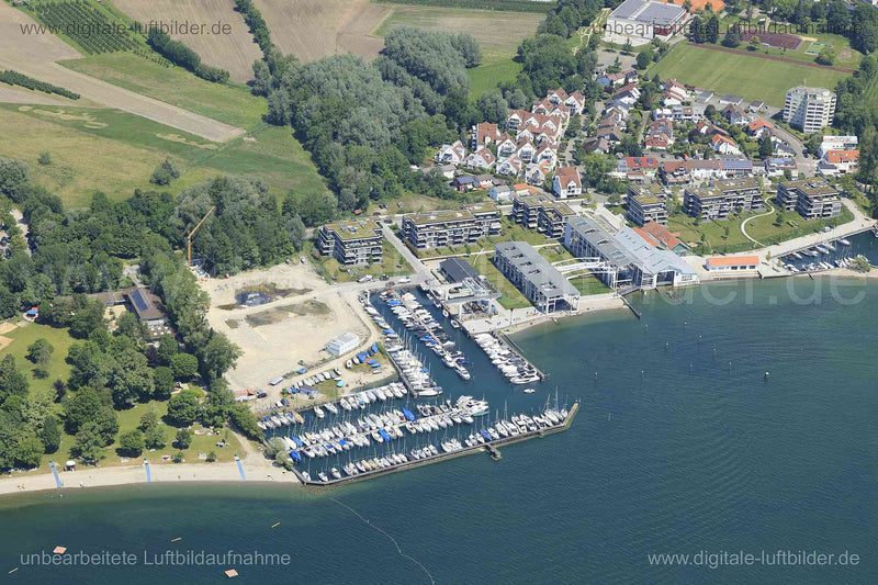 Luftaufnahme Bodan-Werft Freizeit und Hafen in Kressbronn am Bodensee | Bodenseekreis, Baden-Württemberg