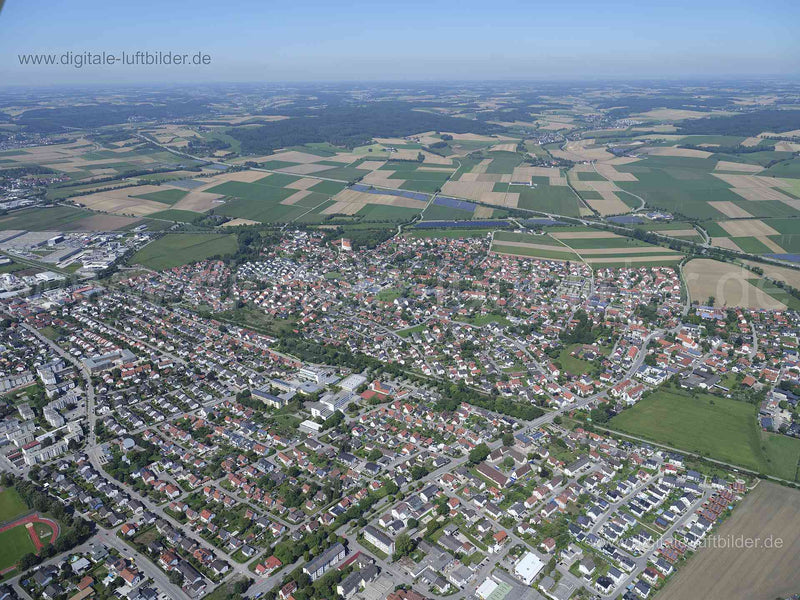 Luftaufnahme Ergolding in Landshut | Niederbayern, Bayern
