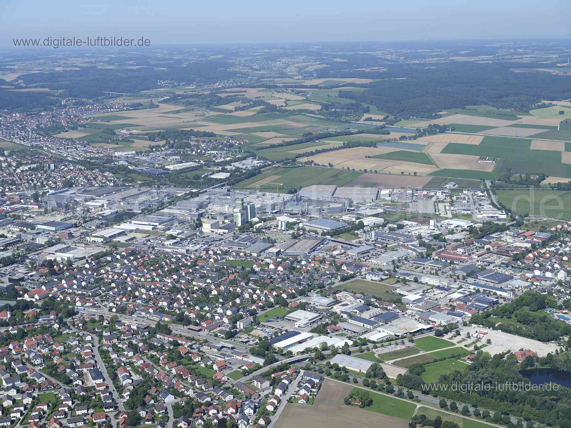 Luftaufnahme Landshut in Landshut | Niederbayern, Bayern