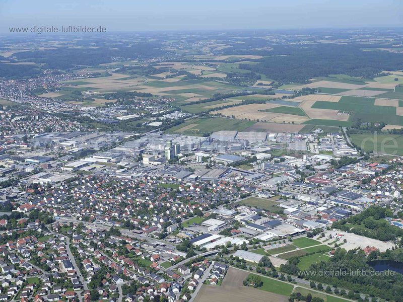 Luftaufnahme Landshut in Landshut | Niederbayern, Bayern