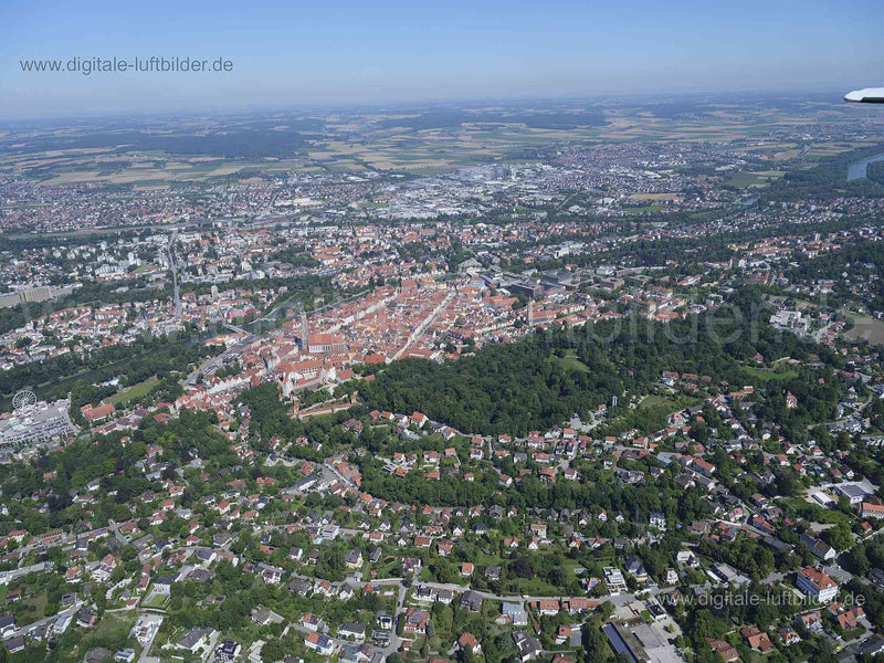 Luftaufnahme Landshut in Landshut | Niederbayern, Bayern