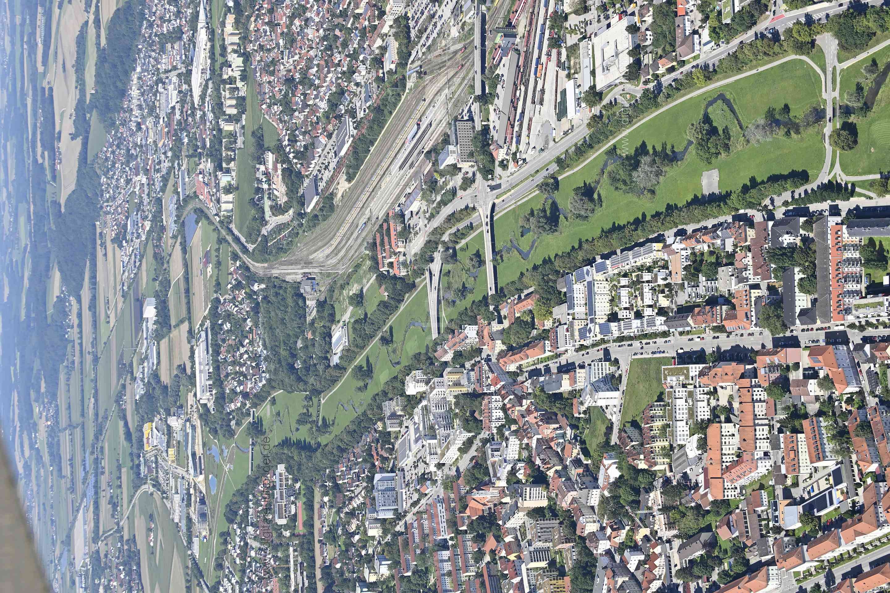 Luftaufnahme Landshut in Landshut | Niederbayern, Bayern