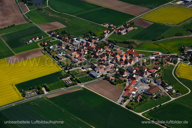Luftaufnahme Keidenzell in Langenzenn | Mittelfranken, Bayern