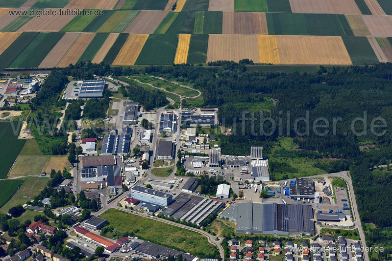 Luftaufnahme Foret in Langweid am Lech | Schwaben, Bayern