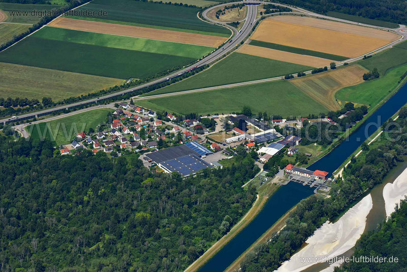 Luftaufnahme Langweid am Lech in Langweid am Lech | Schwaben, Bayern