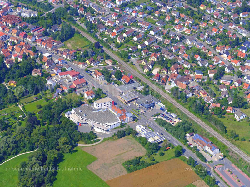 Luftaufnahme Lauf an der Pegnitz in Lauf an der Pegnitz | Mittelfranken, Bayern