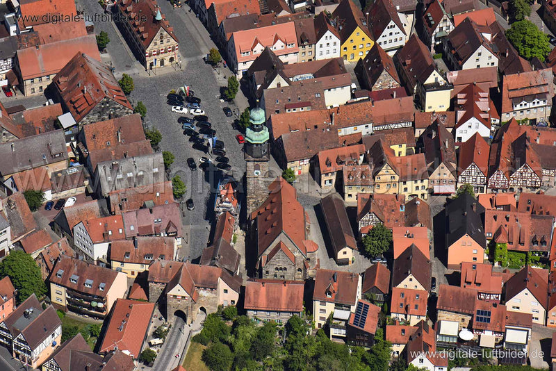 Luftaufnahme Lauf an der Pegnitz in Lauf an der Pegnitz | Mittelfranken, Bayern