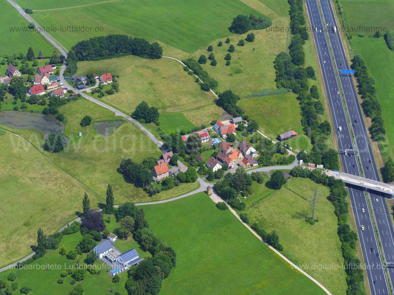 Luftaufnahme Letten bei Lauf in Lauf an der Pegnitz | Mittelfranken, Bayern