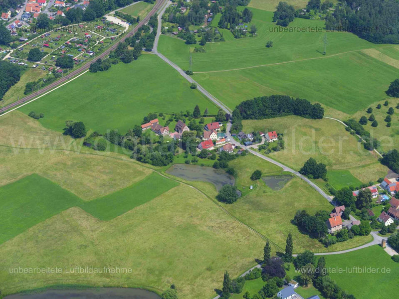 Luftaufnahme Letten bei Lauf in Lauf an der Pegnitz | Mittelfranken, Bayern