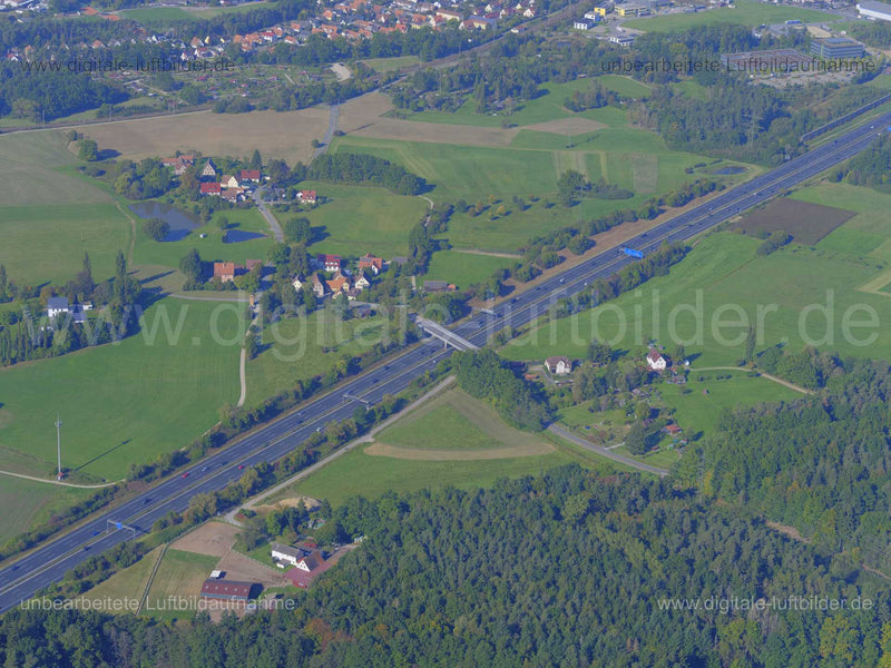 Luftaufnahme Letten bei Lauf in Lauf an der Pegnitz | Mittelfranken, Bayern