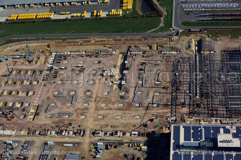 Luftaufnahme Baustelle in Leipzig | Sachsen, Sachsen