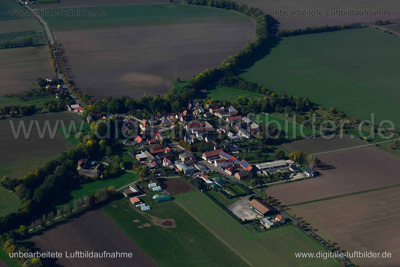 Luftaufnahme Eisdorf in Leipzig | Sachsen, Sachsen