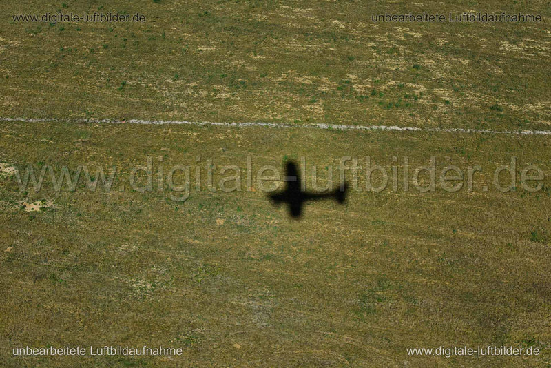 Luftaufnahme Flugzeugschatten in Leipzig | Sachsen, Sachsen