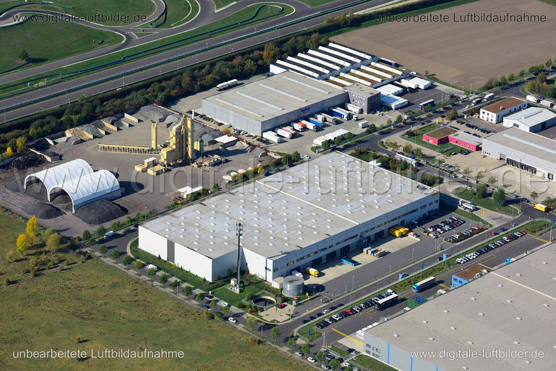 Luftaufnahme Güterverkehrszentrum Nord in Leipzig | Sachsen, Sachsen