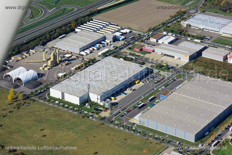 Luftaufnahme Güterverkehrszentrum Nord in Leipzig | Sachsen, Sachsen