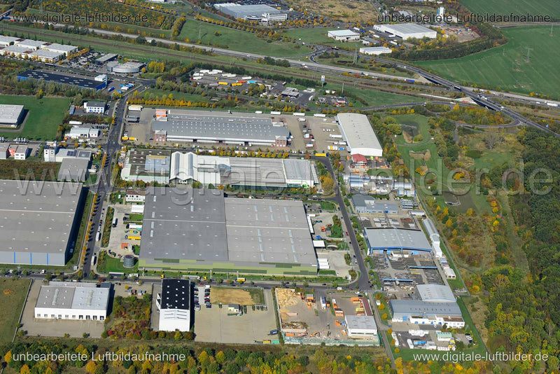 Luftaufnahme Güterverkehrszentrum Nord in Leipzig | Sachsen, Sachsen