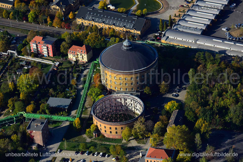 Luftaufnahme Panometer in Leipzig | Sachsen, Sachsen