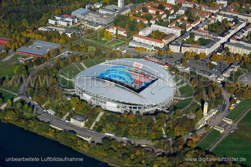 Luftaufnahme Red Bull Arena in Leipzig | Sachsen, Sachsen